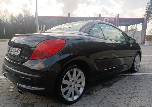 Peugeot 207 CC cena 18500 przebieg: 113000, rok produkcji 2008 z Olsztyn małe 172